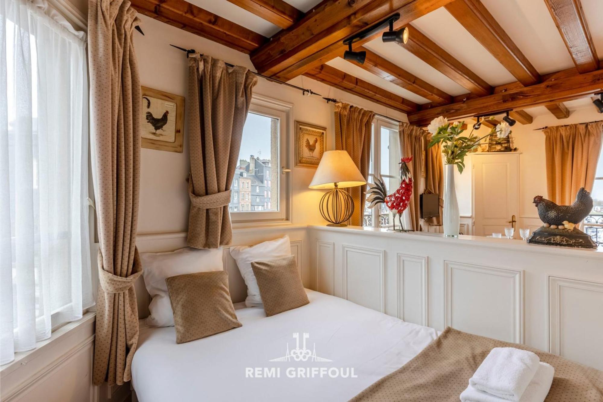 Key West - Charming Studio On The Port Of Honfleur - Superb 360 View מראה חיצוני תמונה