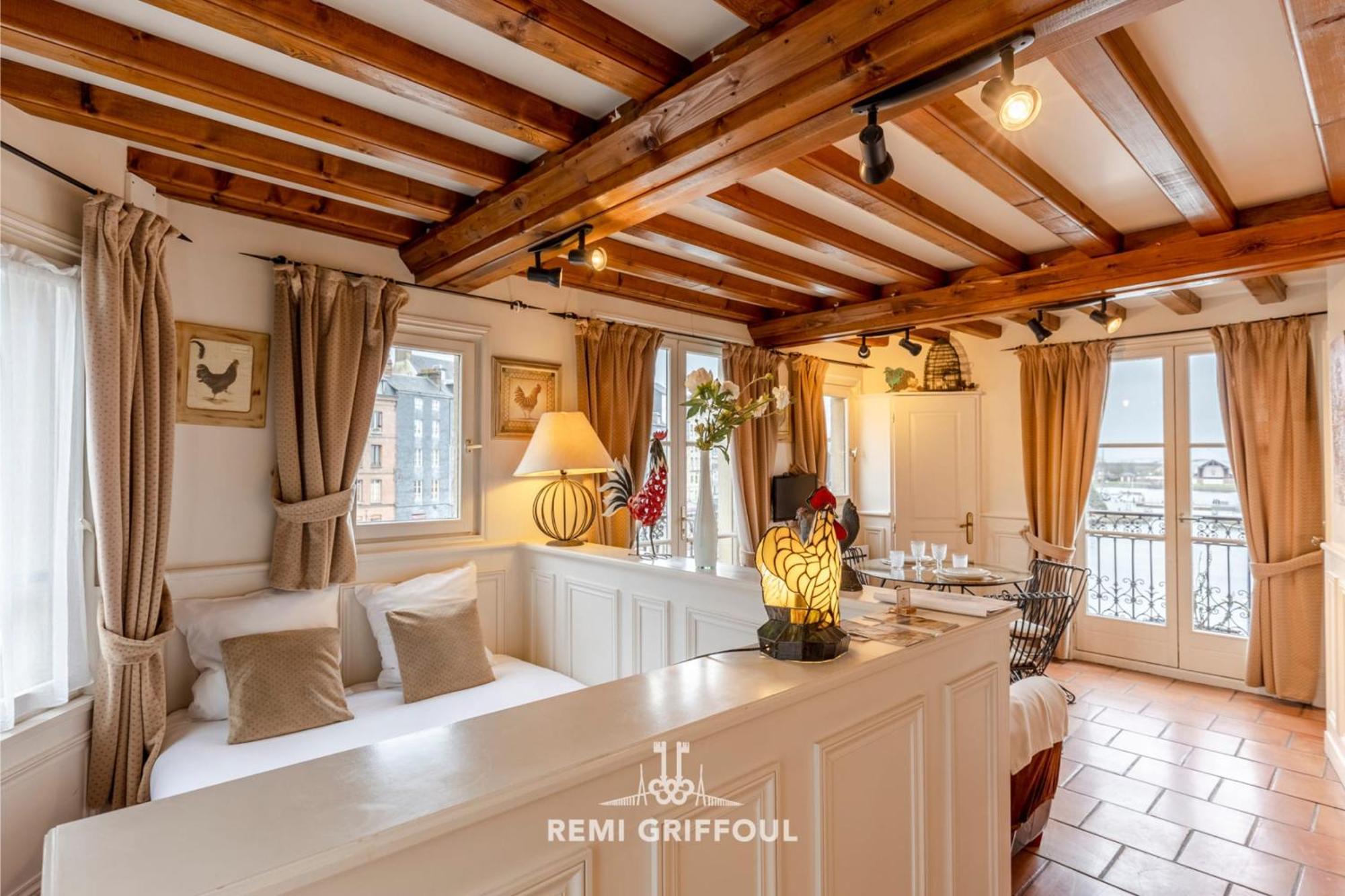 Key West - Charming Studio On The Port Of Honfleur - Superb 360 View מראה חיצוני תמונה