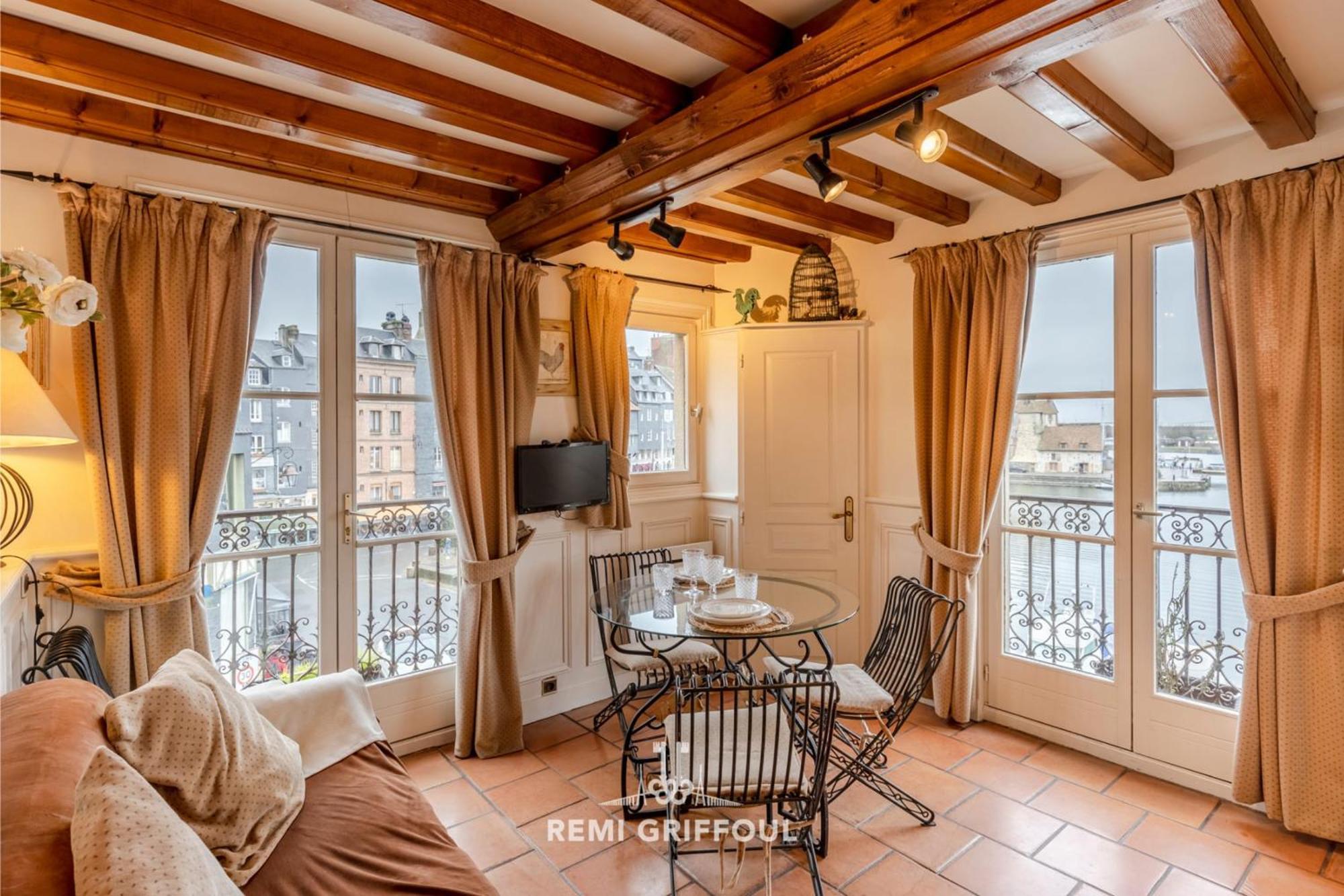 Key West - Charming Studio On The Port Of Honfleur - Superb 360 View מראה חיצוני תמונה